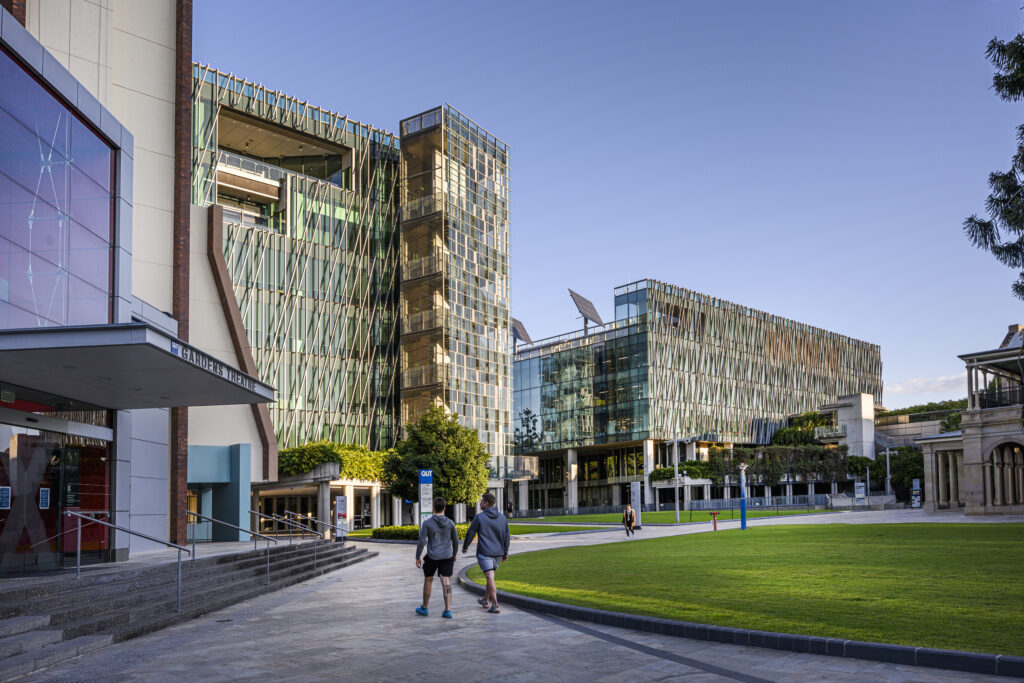 The QUT Gardens Point campus